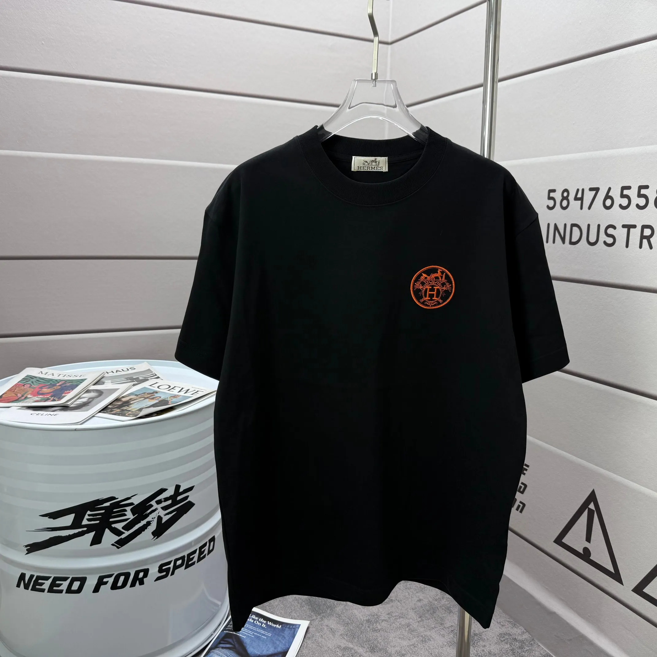 # Herme* * 2026 New Arrival Classic T Same Style ：Black White Gray Size： S （90-130 ） M （120-150 ） L （140-165 ） XL （160-180 ） XXL （180-210 ）